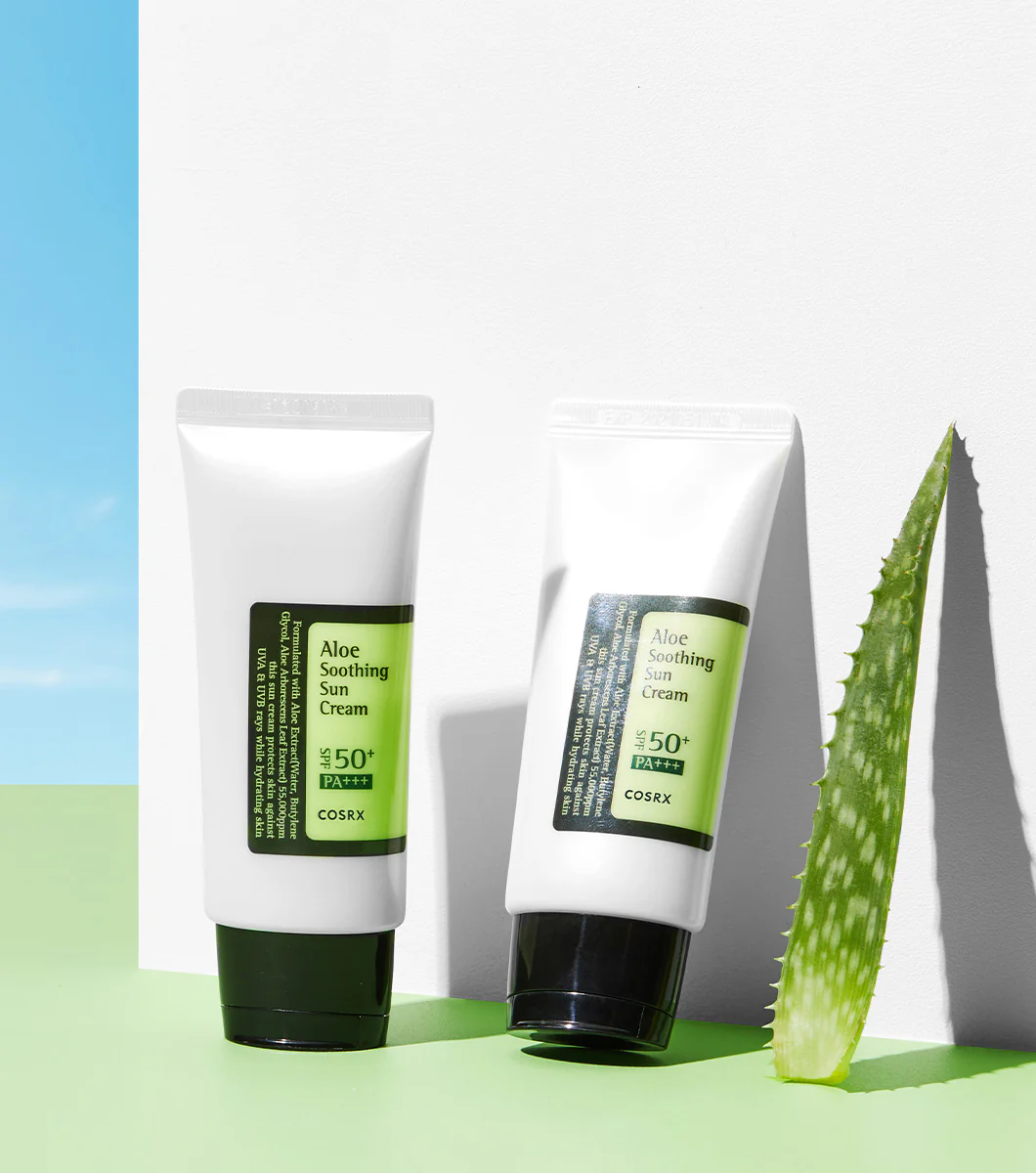 COSRX Aloe Soothing Sun Cream SPF50+ PA+++ 50ml | Protector solar calmante con Aloe - Image 3