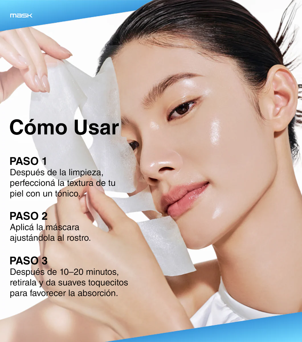 ANUA | 8 Hyaluronic Acid Catechin Cool Slim Mask 1u | Mascarilla Facial Hidratante y Refrescante con Ácido Hialurónico y Catequinas - Image 9