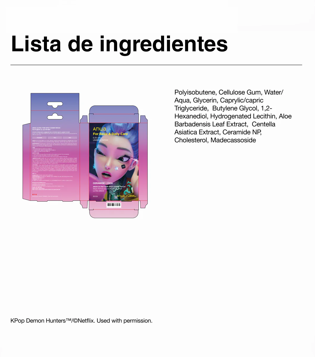 ANUA ULTRA-THIN SPOT COVER PATCH 55 uds. - Parches Hidrocoloides para Imperfecciones con Heartleaf y Ácido Salicílico - Image 14