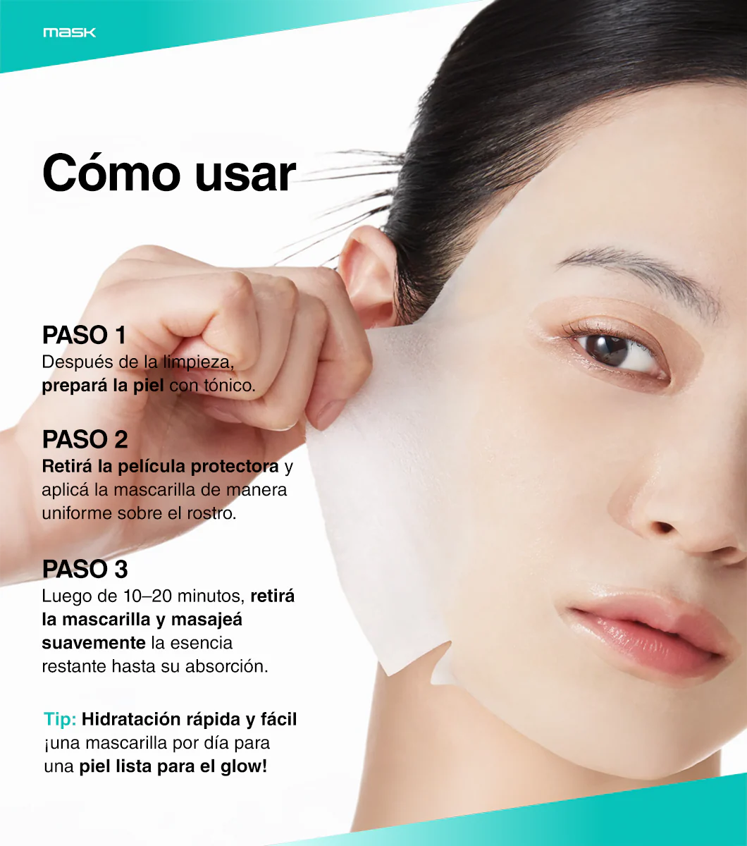 ANUA PDRN Hyaluronic Acid Capsule 100 Serum Mask 1u - Mascarilla Facial Regeneradora e Hidratante con PDRN - Image 2