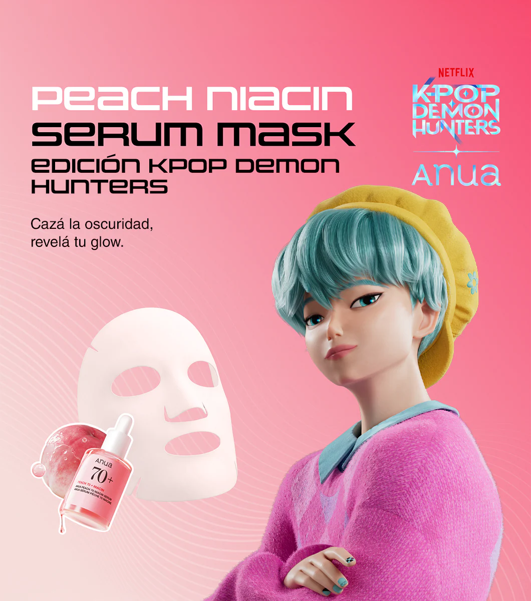 ANUA Peach 70 Niacin Serum Face Mask 1u - Mascarilla Facial Iluminadora con Extracto de Durazno y Niacinamida - Image 5
