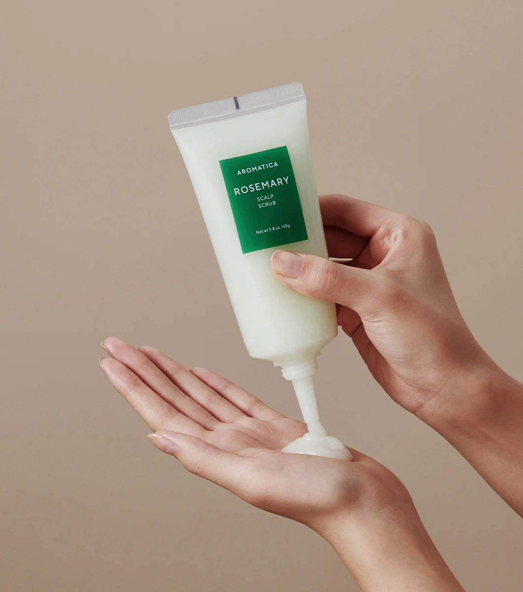 AROMATICA Rosemary Scalp Scrub 165g – Exfoliante Capilar Purificante con Sal del Mar Muerto - Image 4