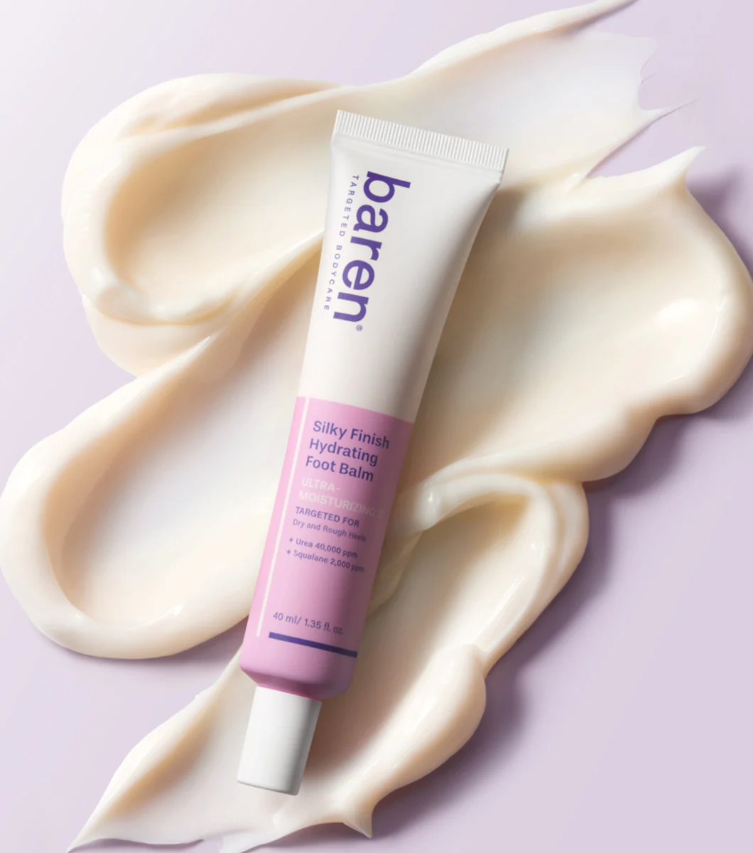 BAREN Silky Finish Hydrating Foot Balm 40ml – Bálsamo Hidratante para Pies con Urea - Image 4