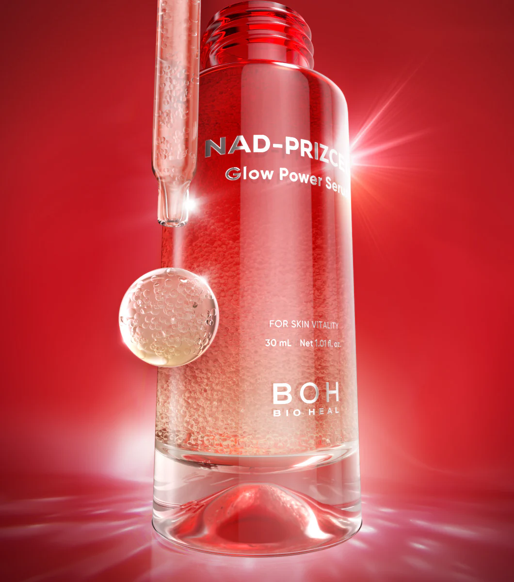 BIOHEAL BOH | NAD-Prizcell Glow Power Serum 30ml – Serum Facial Antiedad y Luminosidad con NAD+ y Niacinamida. - Image 4