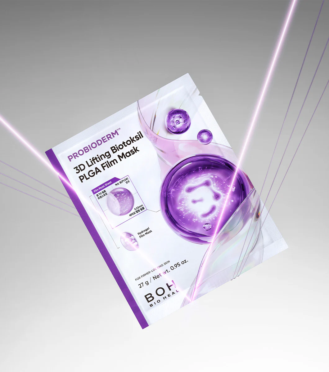 BIOHEAL BOH | Probioderm 3D Lifting Biotoksil PLGA Film Mask 15g – Mascarilla Efecto Lifting con Probióticos y Tecnología PLGA. - Image 2