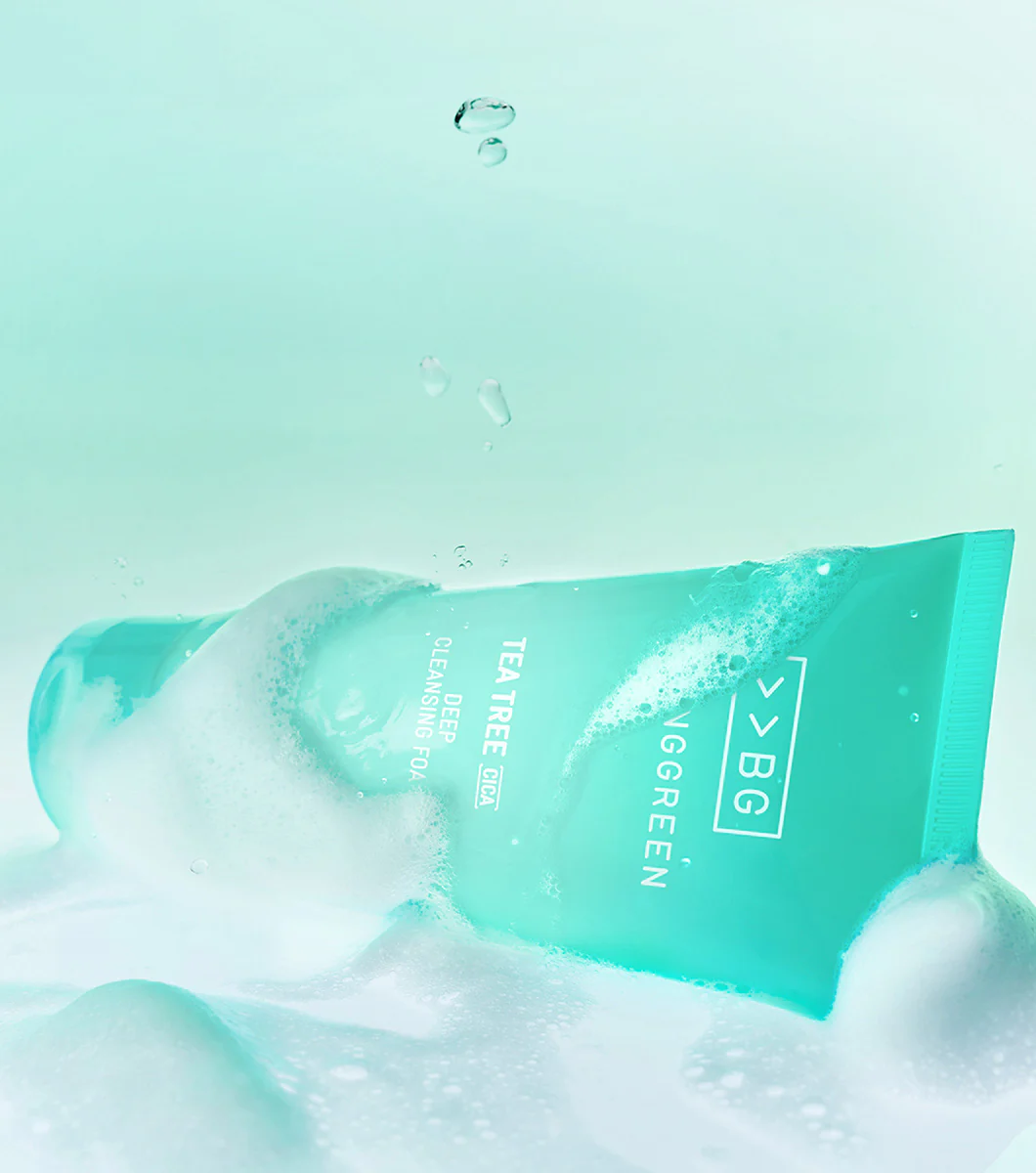 BRING GREEN | Tea Tree Cica Deep Cleansing Foam 120ml – Espuma Limpiadora Purificante con Árbol de Té y Cica. - Image 2