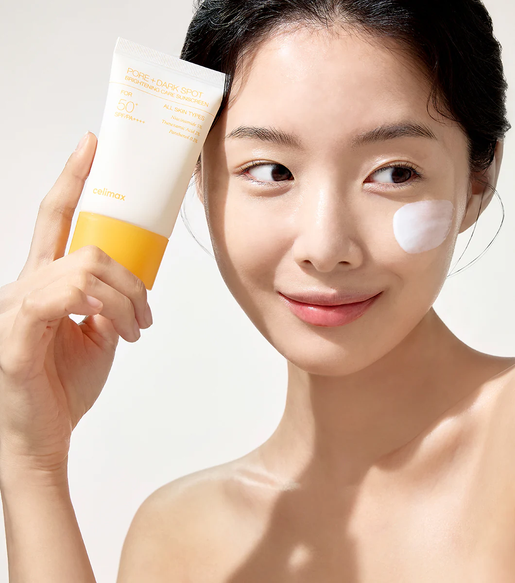 Celimax PORE+DARK SPOT BRIGHTENING CARE SUNSCREEN | Protector Solar Ligero - Image 3