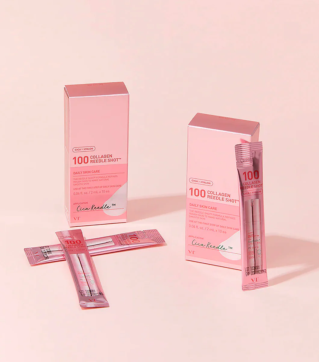 VT Cosmetics COLLAGEN REEDLE SHOT 100 2ml x 10u | 10 mini unidades de serum con colágeno y microagujas - Image 3