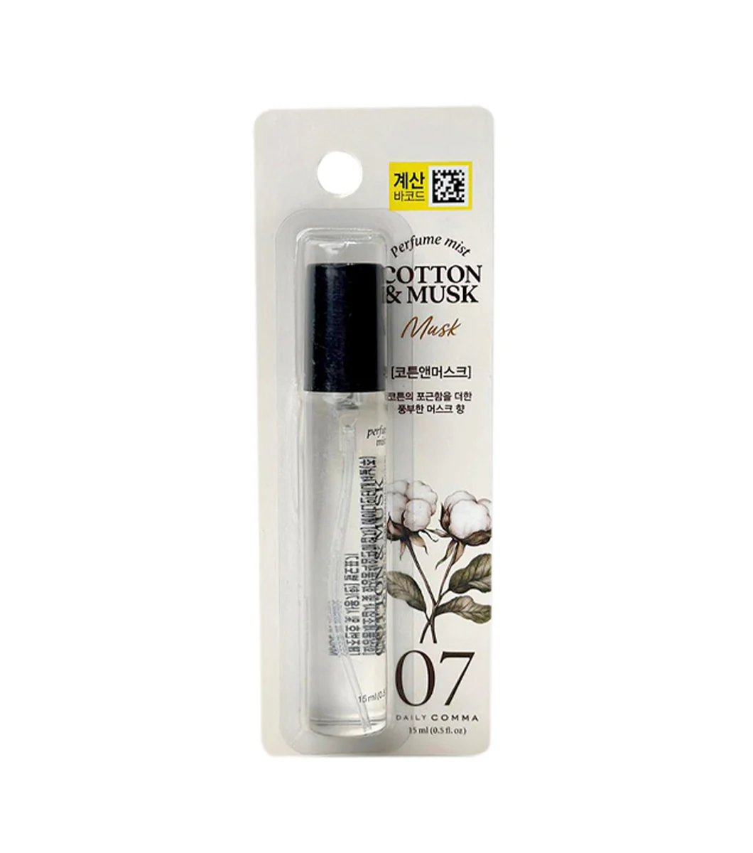 DAILY COMMA Aroma Perfume Mist 15ml – Fragancia Portátil Unisex con Notas de Almizcle Blanco - Image 13