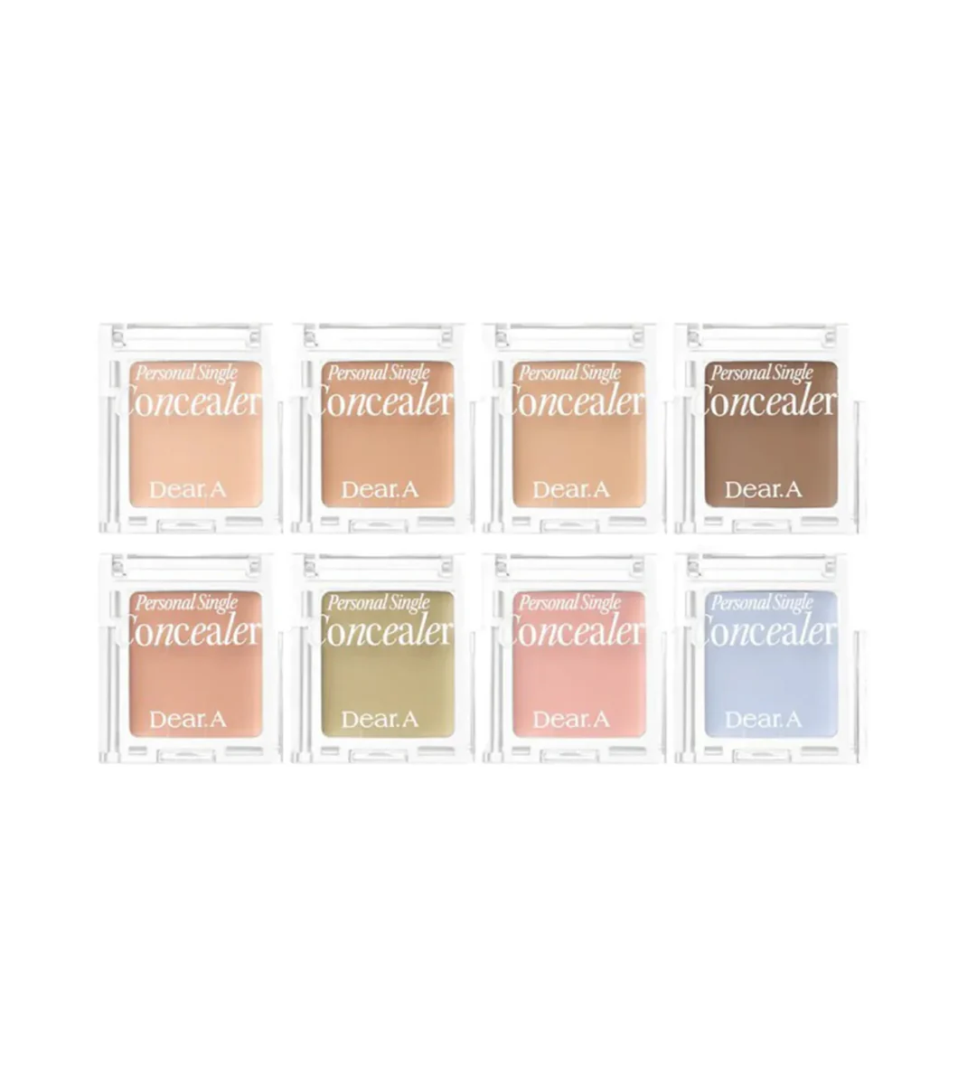 DEAR.A | Personal Single Concealer 8g – Corrector de Alta Cobertura con Escualano y Centella Asiática. - Image 6