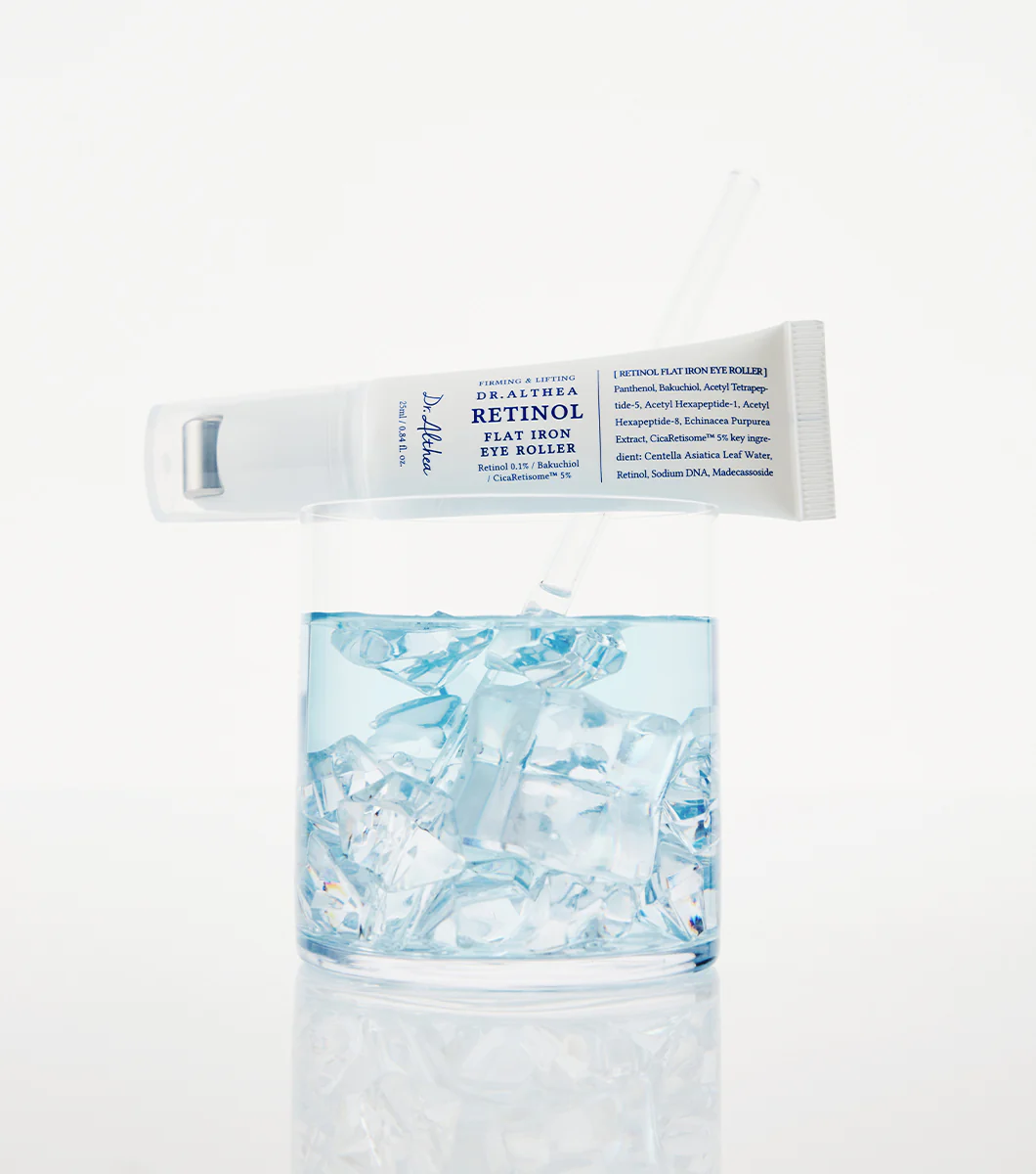 DR. ALTHEA | Retinol Flat Iron Eye Roller | 25ml | Sérum Contorno de Ojos con Retinol, Bakuchiol y Aplicador Roller - Image 2