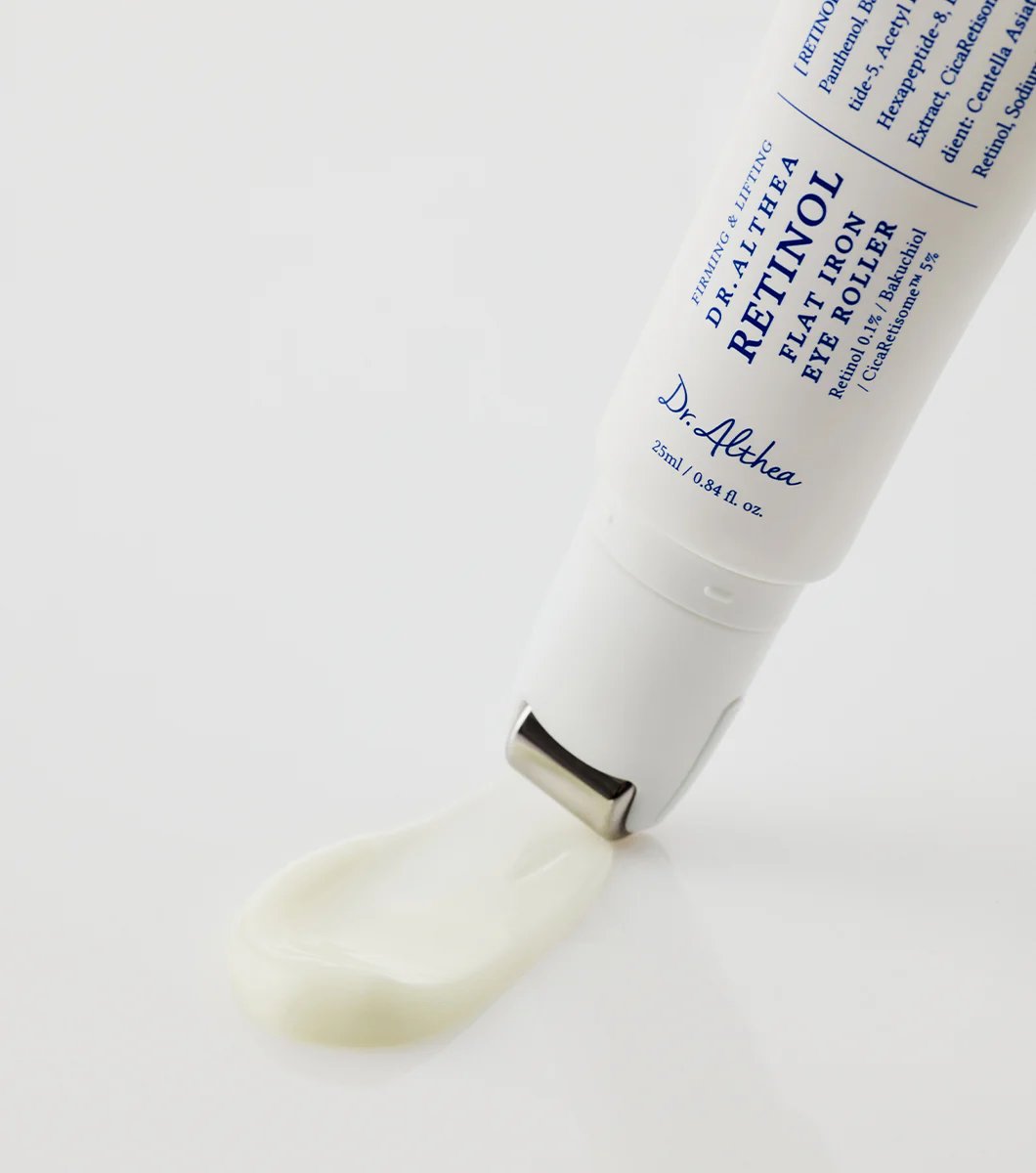 DR. ALTHEA | Retinol Flat Iron Eye Roller | 25ml | Sérum Contorno de Ojos con Retinol, Bakuchiol y Aplicador Roller - Image 4