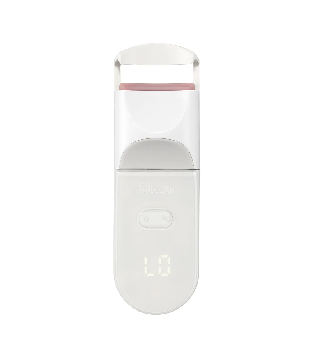FILLIMILLI Easy Curling Heating Eyelash Curler USB Type 1 pza – Rizador Térmico Compacto con Batería Recargable