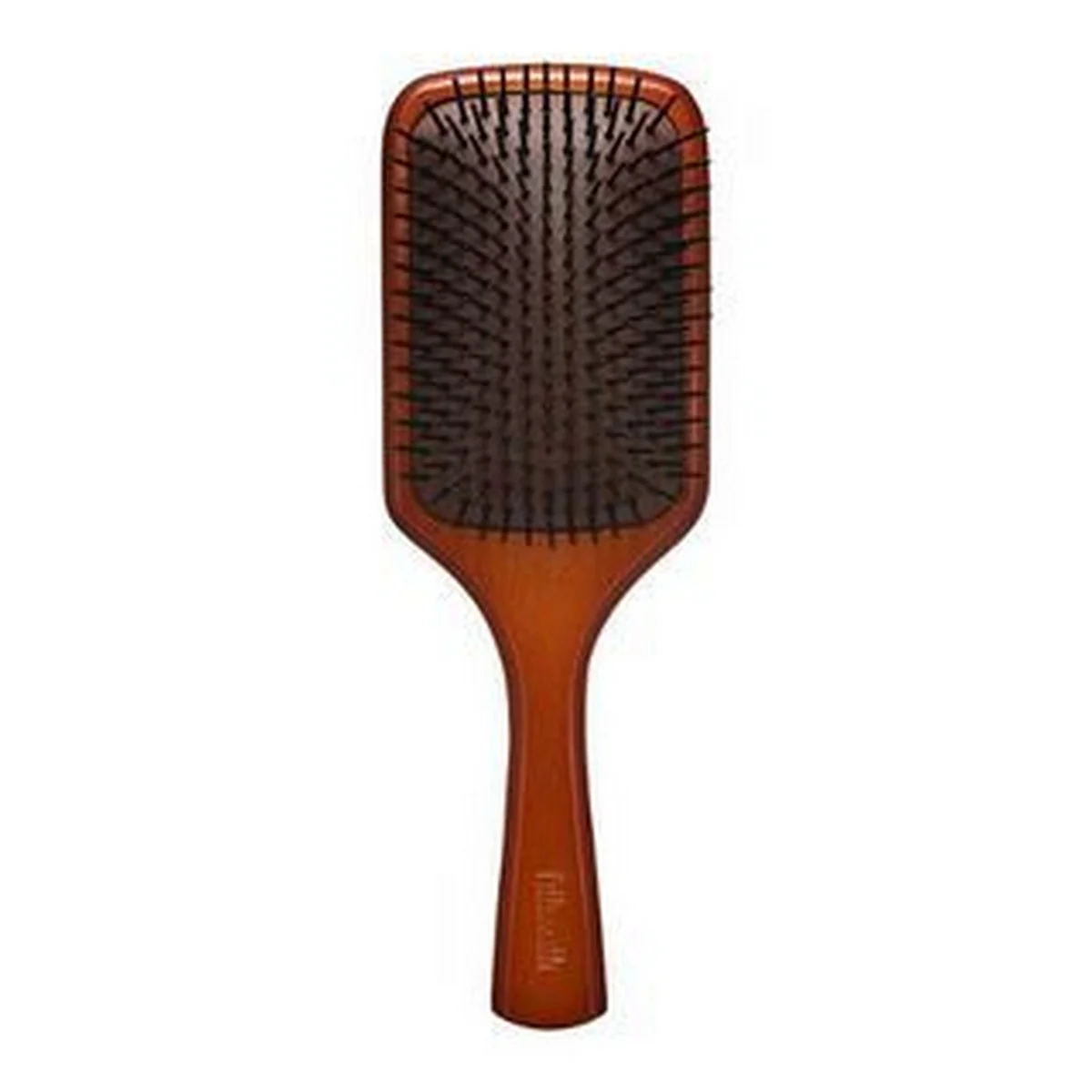 FILLIMILLI Wood Paddle Brush (S) 1 pza – Cepillo Masajeador y Desenredante con Madera Natural y Puntas Redondeadas