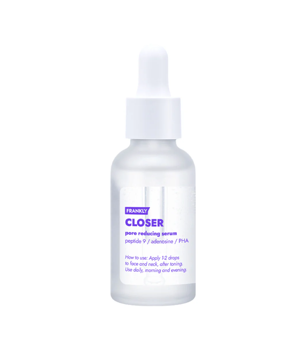 FRANKLY Closer Pore Reducing Serum 30ml – Serum Reductor de Poros y Firmeza con Complejo de 9 Péptidos