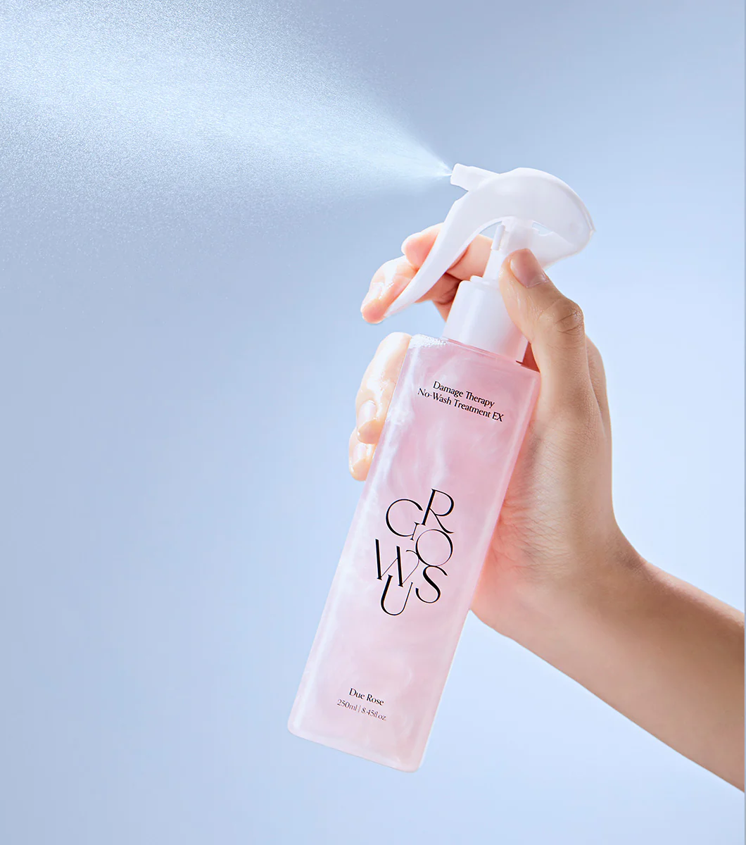 GROWUS Damage Therapy No-wash Treatment EX 250ml – Tratamiento Reparador sin Enjuague con Colágeno y Proteínas - Image 3
