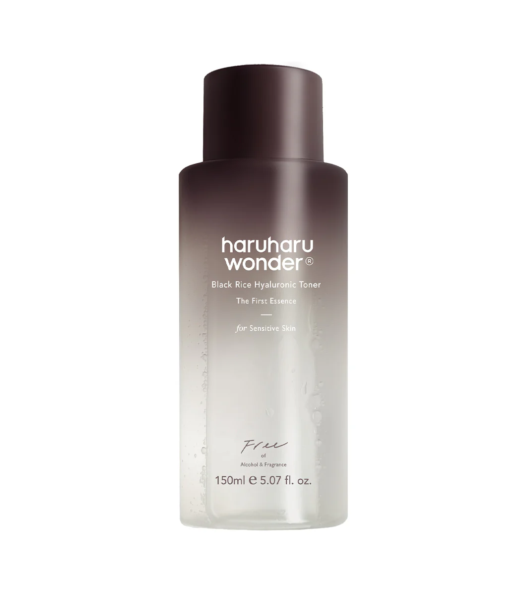 HARUHARU WONDER Black Rice Hyaluronic Toner Free of Alcohol Fragrance 150ml – Tónico Hidratante y Calmante con Arroz Negro Fermentado