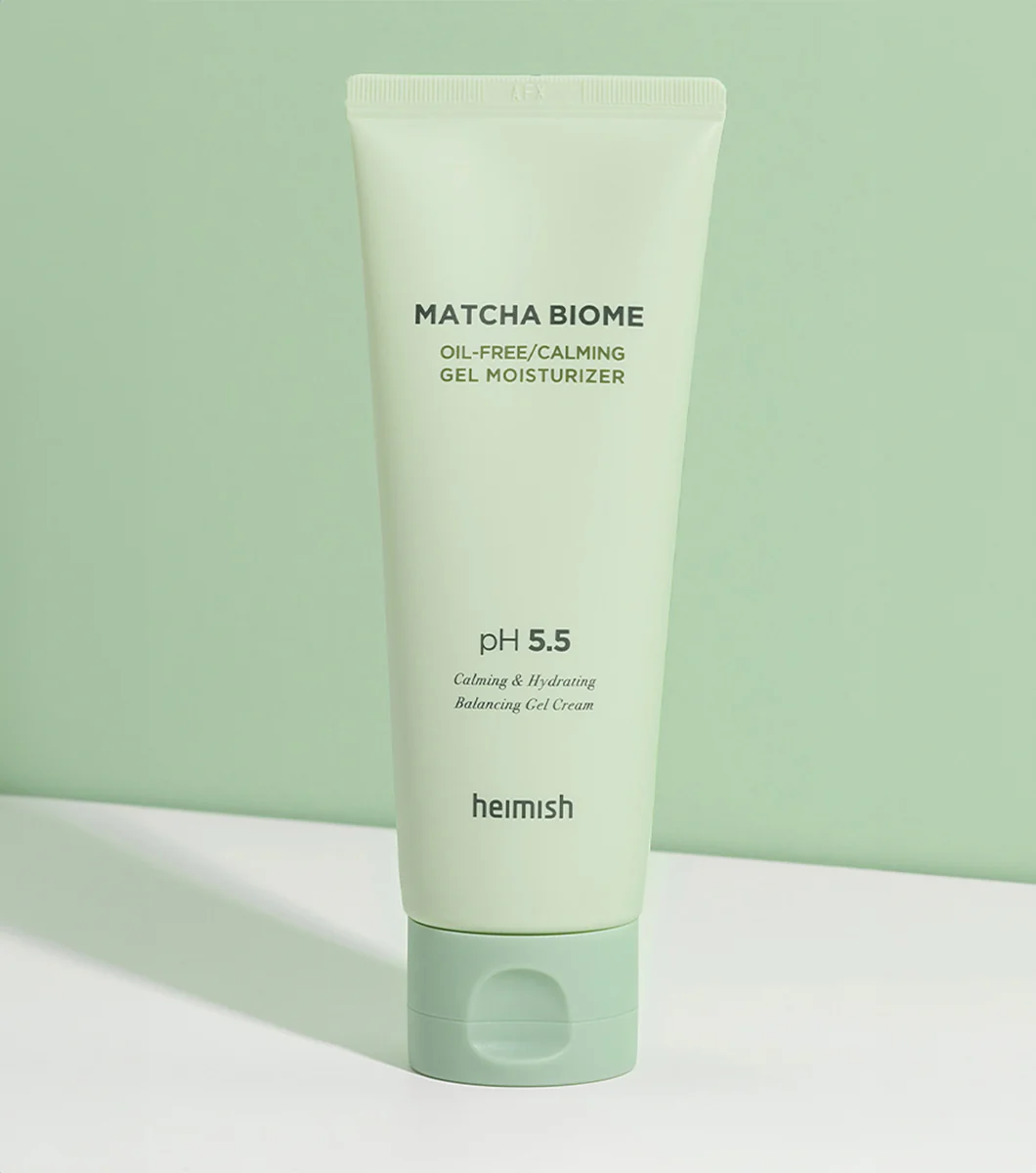 HEIMISH Matcha Biome Oil FREE Calming Gel Moisturizer 100ml – Crema Gel Hidratante Calmante con Matcha (Té Verde) - Image 2