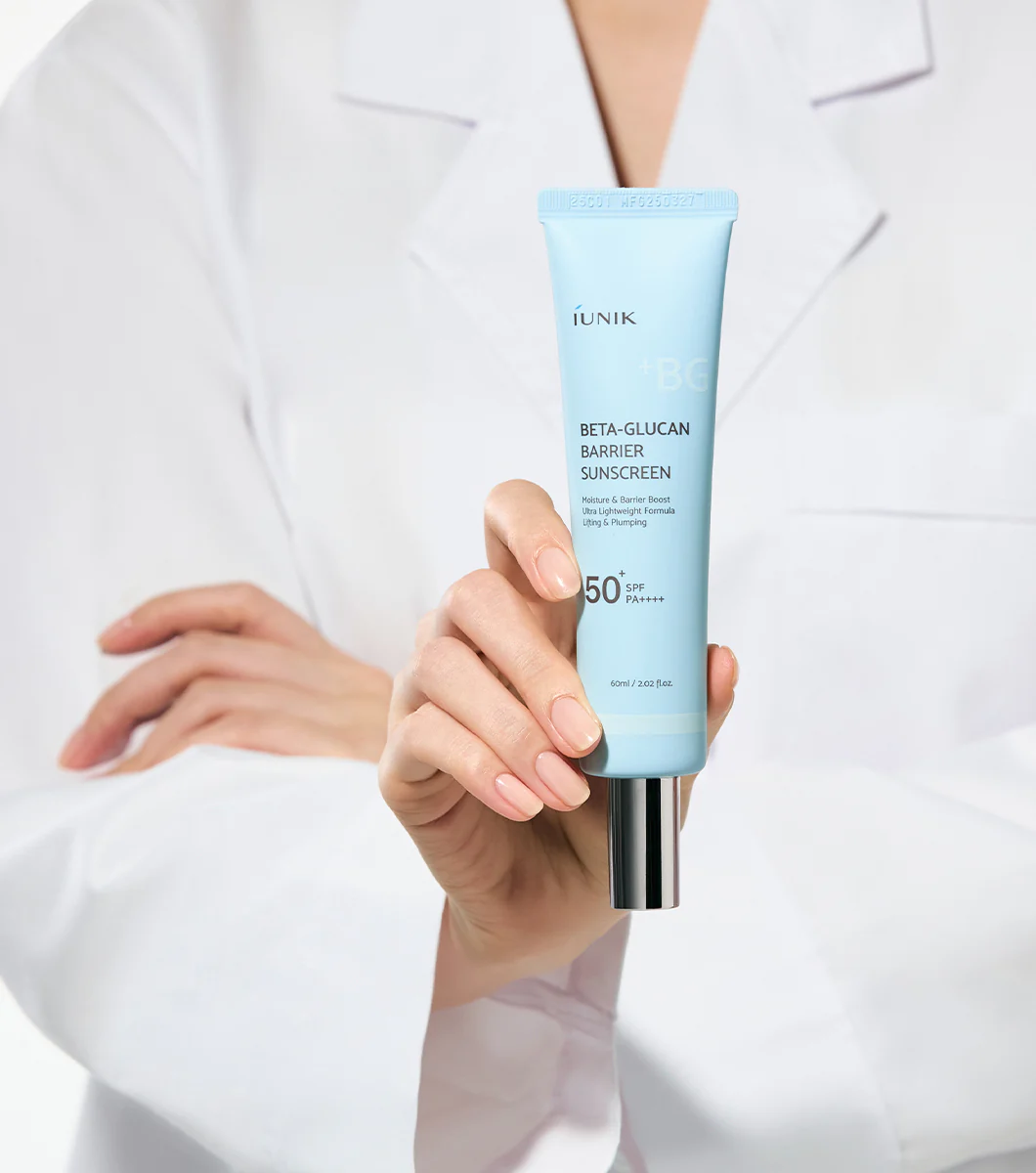 IUNIK Beta Glucan Barrier Sunscreen 60ml – Protector Solar Reafirmante y Reparador con Beta-Glucano - Image 3