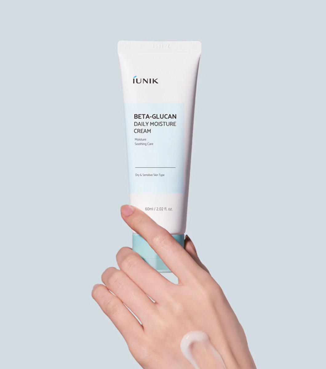 IUNIK Beta Glucan Daily Moisture Cream 60ml – Crema Facial Hidratante Diaria y Reparadora con Beta-Glucano - Image 2