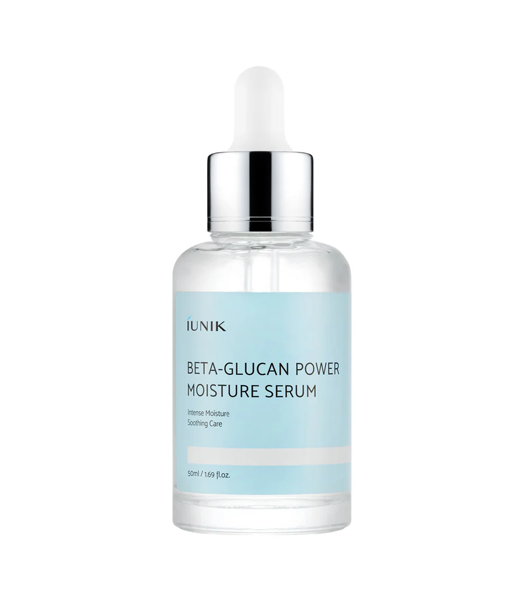 IUNIK Beta Glucan Power Moisture Serum 50ml – Serum Facial Hidratante Intensivo y Reparador con Beta-Glucano