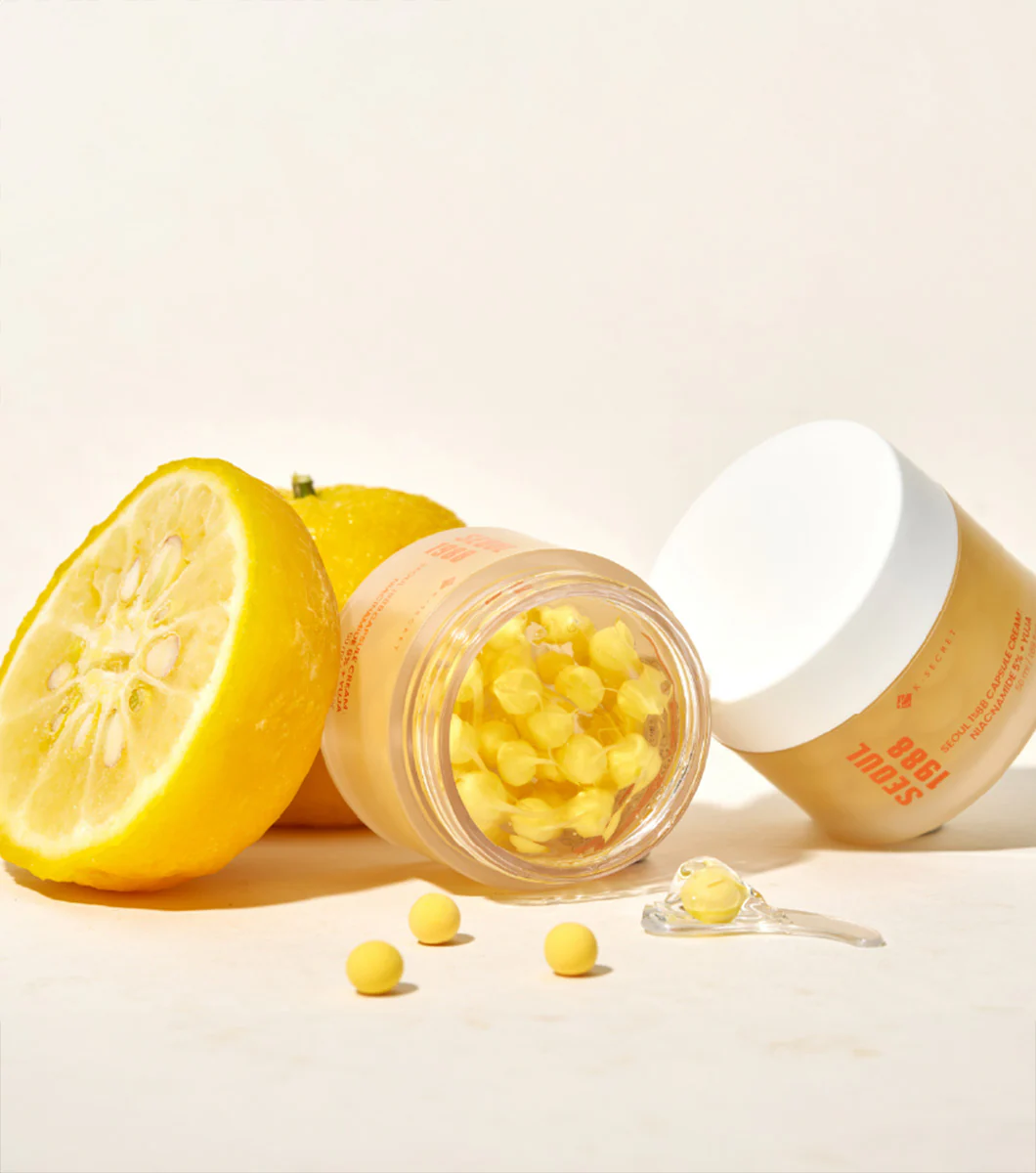 K-SECRET Seoul 1988 Capsule Cream: Niacinamide 5% + Yuja 50ml – Crema Facial Iluminadora y Revitalizante con Niacinamida - Image 2