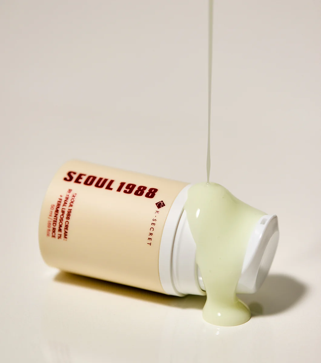 K-SECRET Seoul 1988 Cream: Retinal Liposome 1% + Fermented Rice 50ml – Crema Renovadora Antiedad con Retinal - Image 4