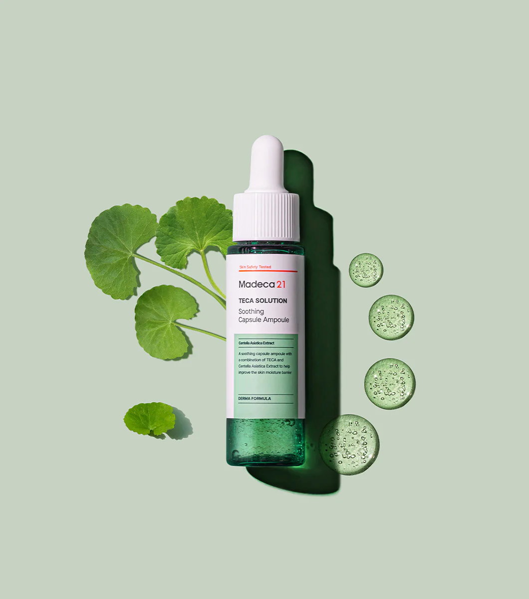 MADECA21 Teca Solution Soothing Capsule Ampoule 30ml – Ampolla Facial Calmante e Hidratante con Complejo TECA - Image 3