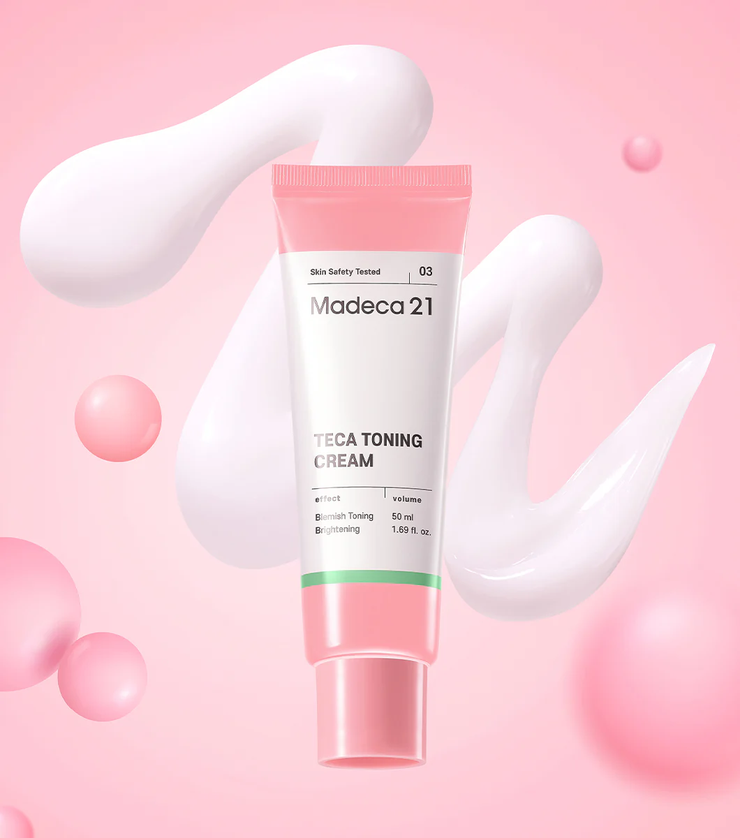MADECA21 Teca Toning Cream 50ml – Crema Facial Unificadora de Tono e Iluminadora con Niacinamida - Image 2