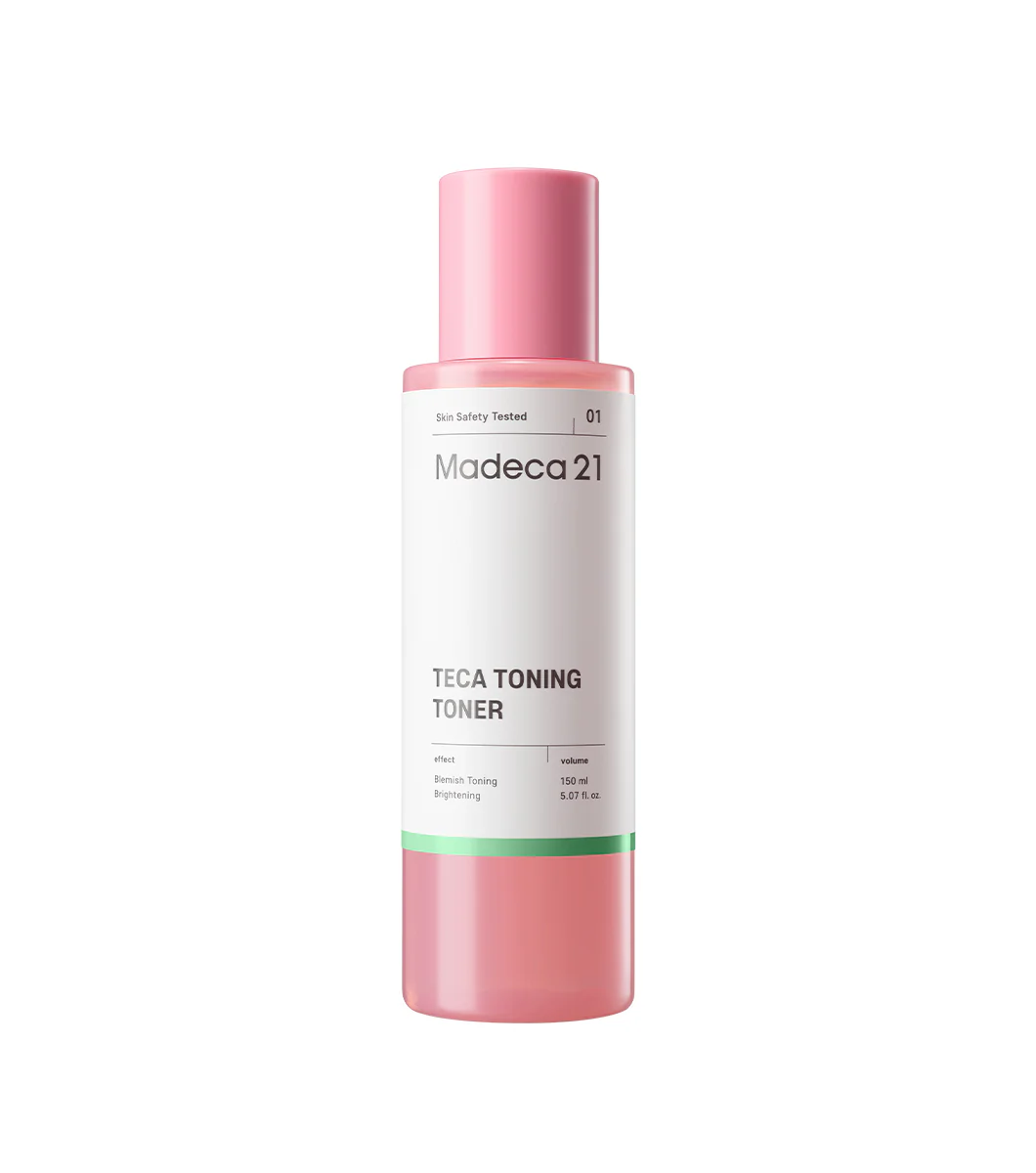 MADECA21 Teca Toning Toner 150ml – Tónico Facial Iluminador y Equilibrante con Niacinamida y Complejo TECA