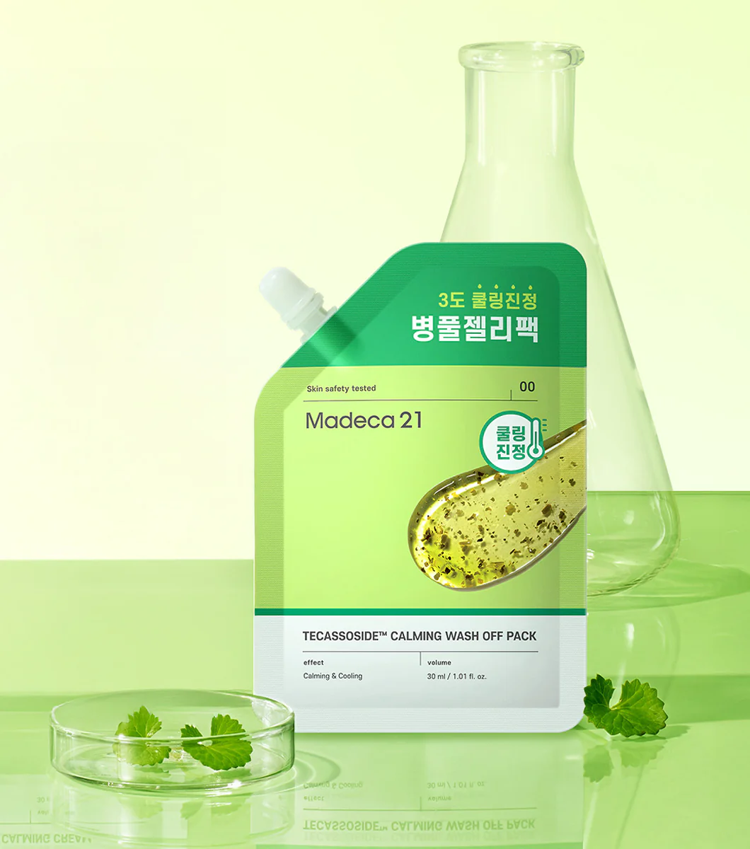 MADECA21 Tecassoside Calming Wash Off Pack 30ml – Mascarilla Facial Calmante y Refrescante con TECAsoide™ - Image 2