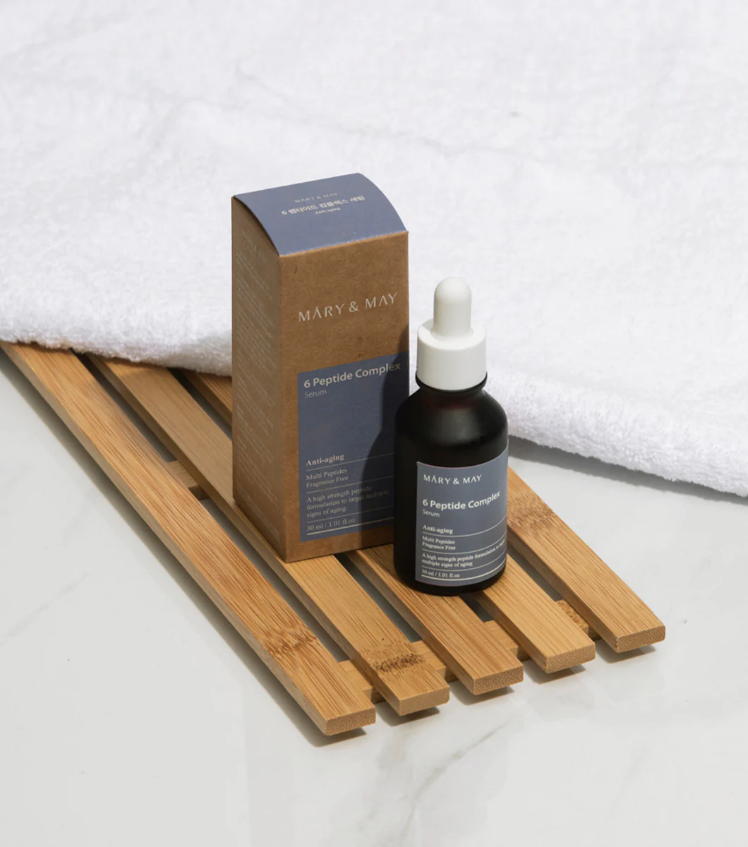 MARY&MAY 6 Peptide Complex Serum 30ml – Sérum Antiedad y Regenerador con Complejo de 6 Péptidos - Image 2