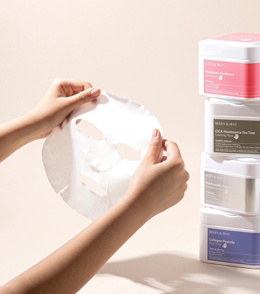 MARY&MAY Niacinamide Vitamin C Brightening Mask 30u – Mascarilla Facial Iluminadora y Antimanchas con Vitamina C - Image 4