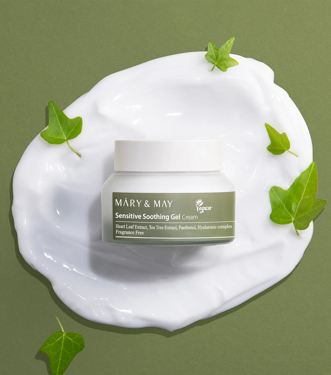MARY&MAY Sensitive Soothing Gel Cream 70g – Crema Gel Calmante y Anti-imperfecciones con Houttuynia - Image 4