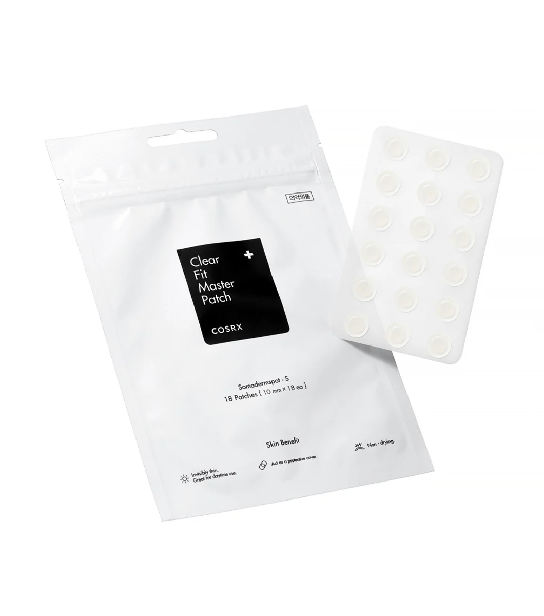 COSRX CLEAR FIT MASTER PATCH | Parche para cubrir y tratar acné discretamente, 18u - Image 2