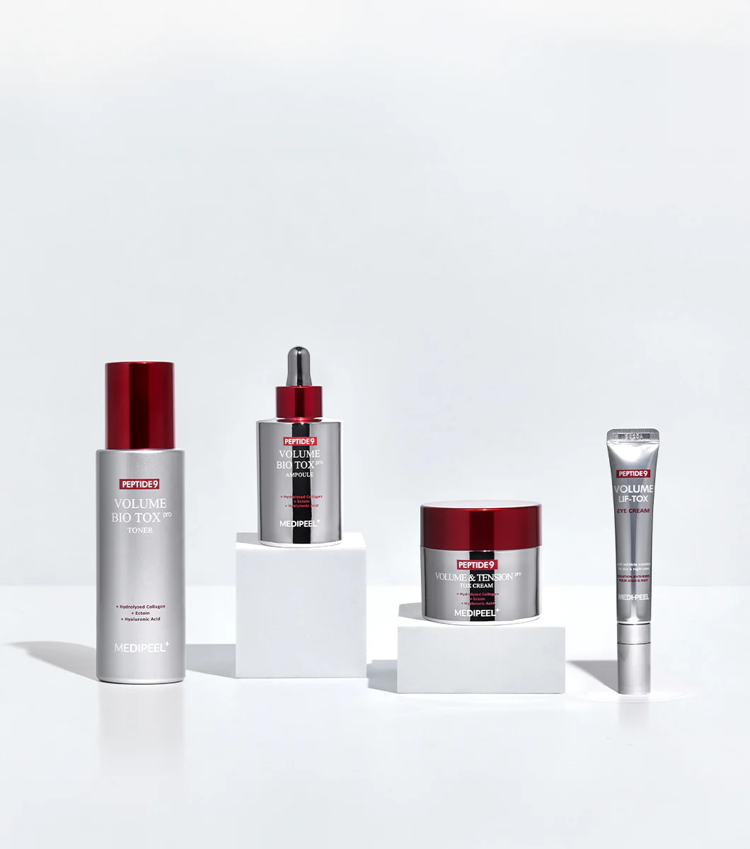 MEDI-PEEL Peptide 9 Volume Bio Tox Trial Kit 4 pcs – Kit de Rutina Reafirmante con 9 Tipos de Péptidos - Image 3