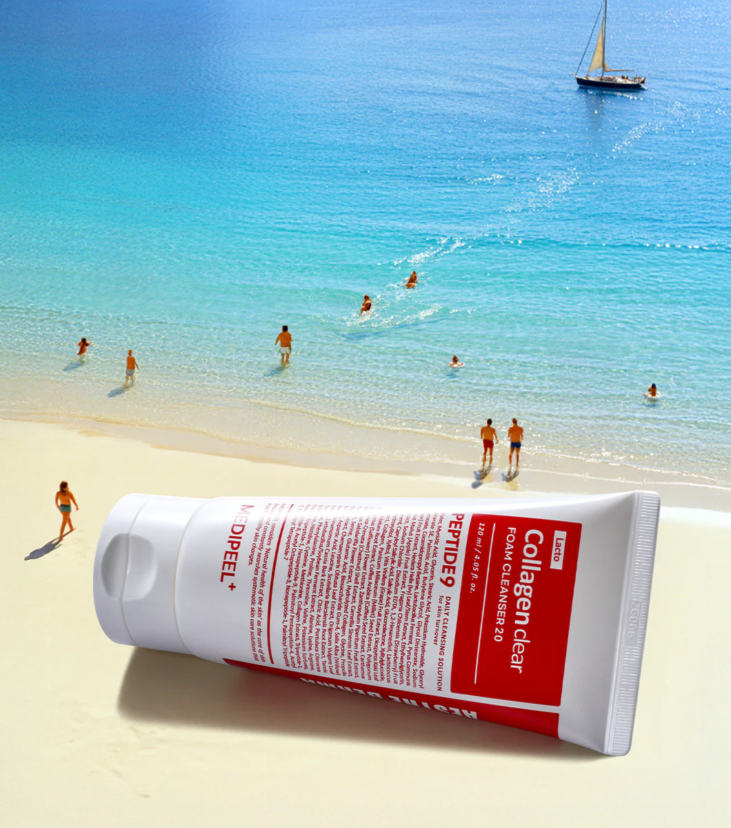 MEDI-PEEL Red Lacto Collagen Clear 2.0 120ml – Limpiador Facial Reductor de Poros con Lactobacilos - Image 2