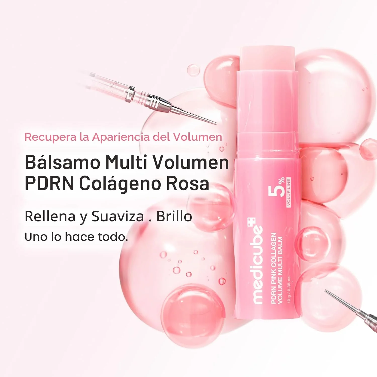 Medicube PDRN Pink Collagen Multi Balm | Bálsamo Facial Coreano con PDRN, Colágeno, Volufiline y NAD+ - Image 4