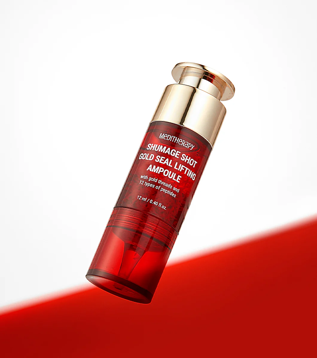 MEDITHERAPY Shumage Shot Gold Seal Lifting Ampoule 12ml – Ampolla Reafirmante Efecto Hilos con Oro Coloidal - Image 2