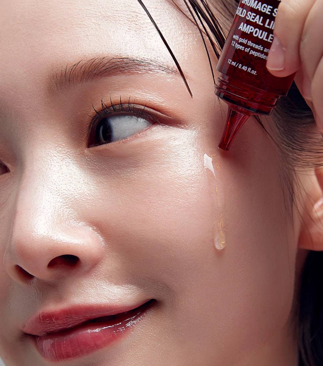MEDITHERAPY Shumage Shot Gold Seal Lifting Ampoule 12ml – Ampolla Reafirmante Efecto Hilos con Oro Coloidal - Image 3