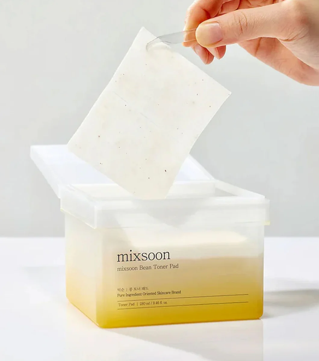 MIXSOON Bean Toner Pad 70u – Discos Tonificantes Hidratantes con Extracto de 7 Legumbres - Image 4