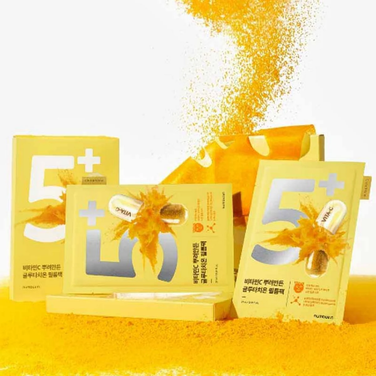 NUMBUZIN No.5+ Glutathione Vitamin Concentrated Mask 1u – Mascarilla Iluminadora y Antimanchas con Glutatión y Vitamina C - Image 3