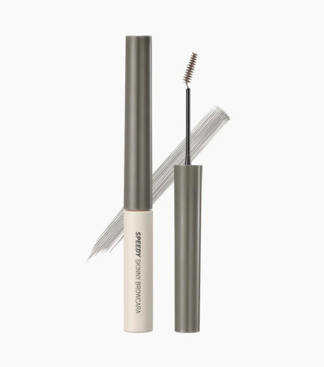 PERIPERA Speedy Skinny Brow Mascara 3g – Máscara de Cejas con Color y Polvo Fino Difuminador - Image 4