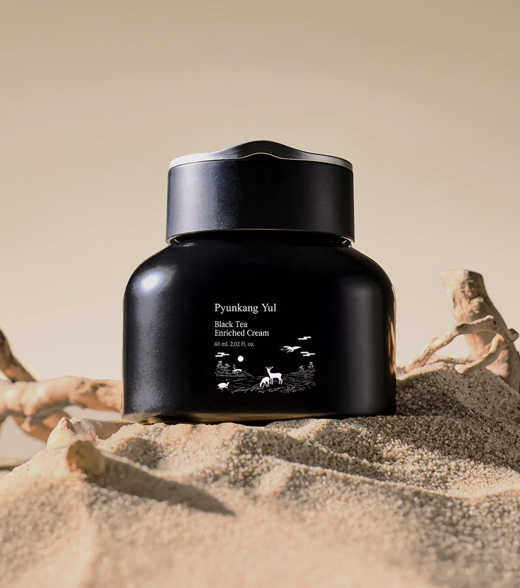 PYUNKANG YUL Black Tea Enriched Cream 60ml – Crema Facial Revitalizante con Té Negro Fermentado - Image 2
