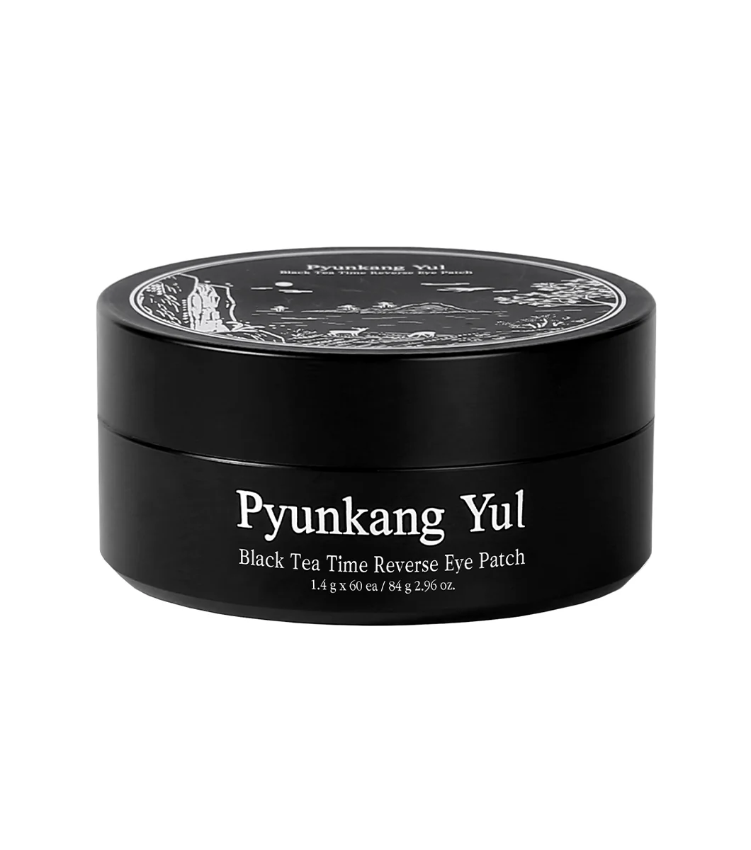 PYUNKANG YUL Black Tea Time Reverse Eye Patch 60u – Parches de Ojos Antiedad con Té Negro Fermentado