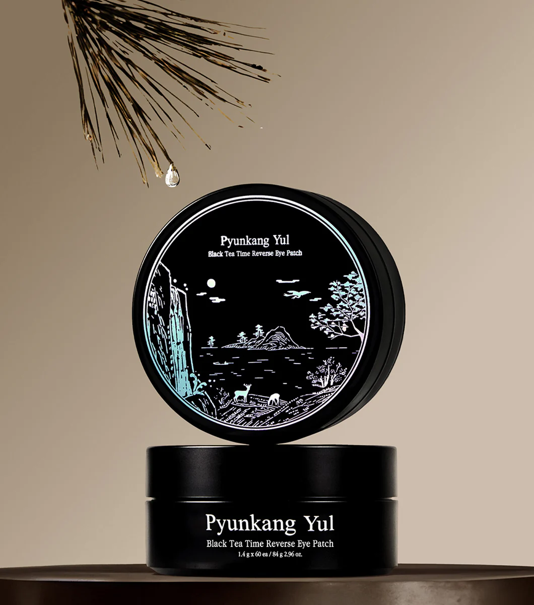 PYUNKANG YUL Black Tea Time Reverse Eye Patch 60u – Parches de Ojos Antiedad con Té Negro Fermentado - Image 2