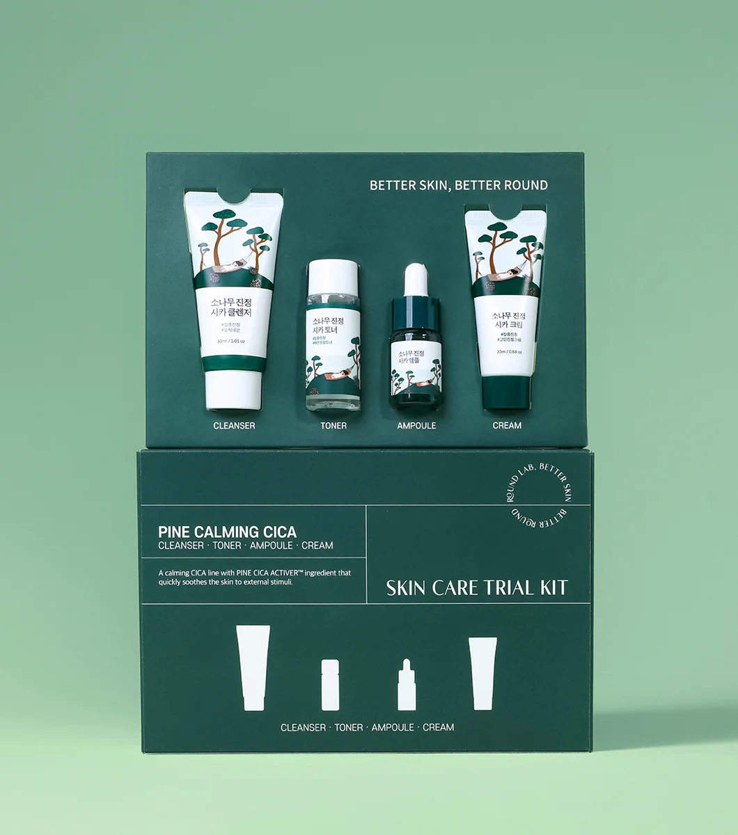 ROUNDLAB 1025 Dokdo Travel Routine Trial Kit (Cleanser 30ml + Toner 20ml + Ampule 10ml + Cream 20ml) – Kit de Rutina Hidratante con Agua de Mar Profunda - Image 4