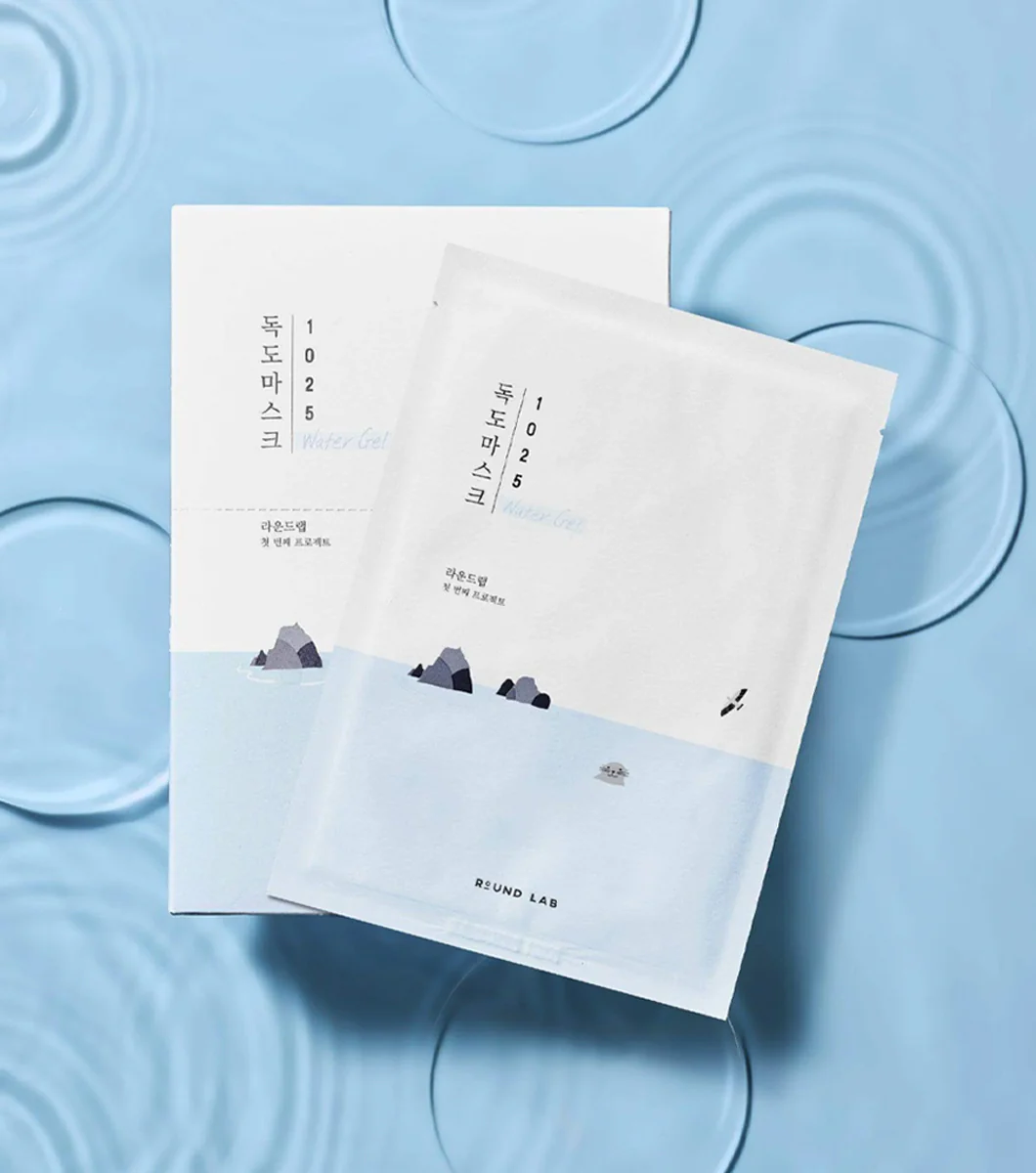 ROUNDLAB 1025 Dokdo Water Gel Mask Sheet 1u – Mascarilla Facial Hidratante con Agua de Mar Profunda - Image 2