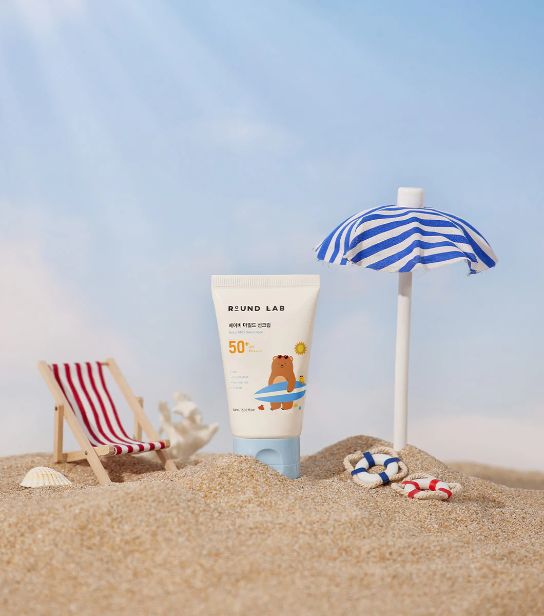 ROUNDLAB Mild Up Baby Sun Cream 60ml – Protector Solar Mineral con Óxido de Zinc - Image 2