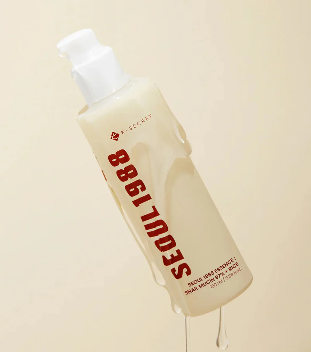 K-SECRET | SEOUL 1988 Essence: Snail Mucin 97% + Rice 100ml - Image 3